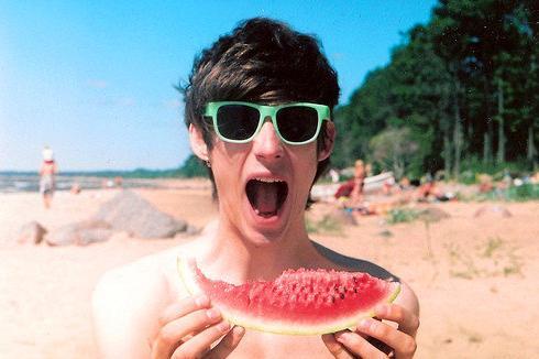 吃瓜女孩微信图像